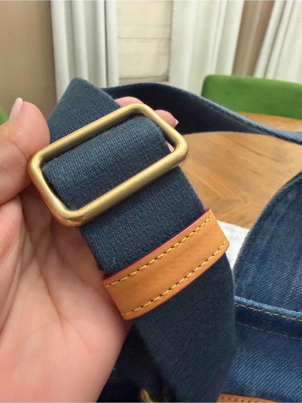 COACH Denim Cargo Tote & Dust Bag NWOT - Picture 14 of 15